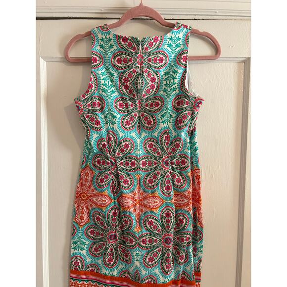 London Style Paisley Shift Dress - Size 4 - Picture 14 of 14